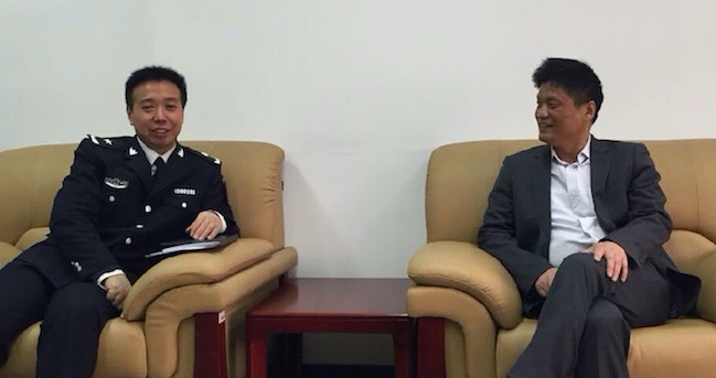 国家渔业船舶检验局李昌建局长亲切会见诺亚体育互联董事长杨冰之、总经理郑爱军一行